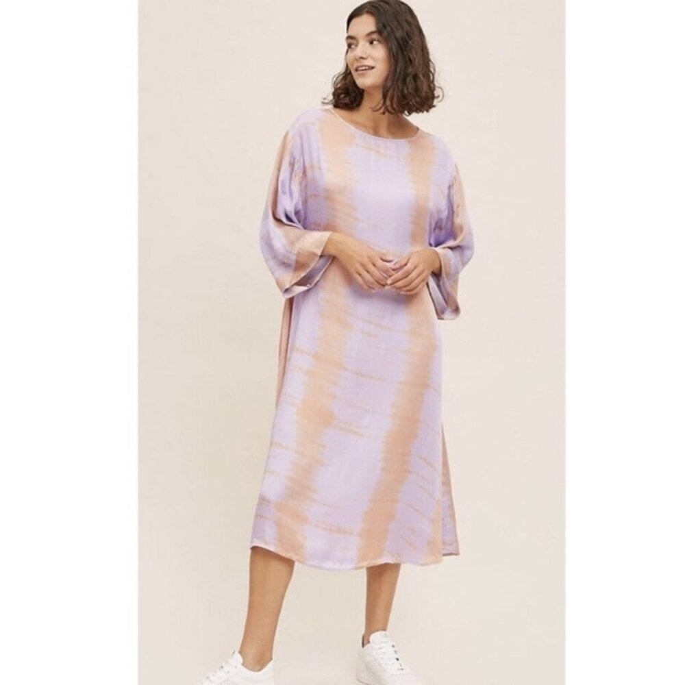 Anthropologie Norblack Norwhite tie dyes dress new